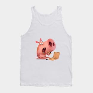 Pizza pig Tank Top